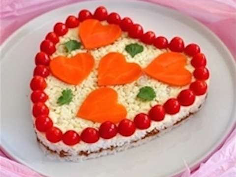 みんなのレシピ バレンタインに ケーキ風 そぼろご飯のレシピ 作り方 Happy Recipe ヤマサ醤油のレシピサイト
