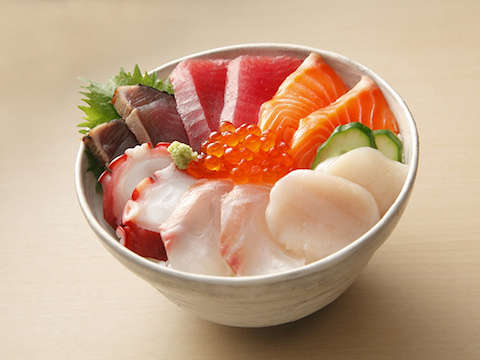 紅白海鮮丼のレシピ 作り方 Happy Recipe ヤマサ醤油のレシピサイト