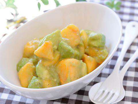 柿とアボカドのデパ地下風サラダのレシピ 作り方 Happy Recipe ヤマサ醤油のレシピサイト