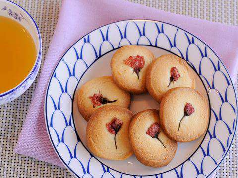 桜クッキーのレシピ 作り方 Happy Recipe ヤマサ醤油のレシピサイト