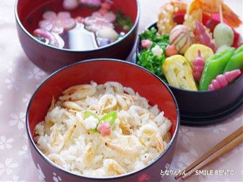 みんなのレシピ 桜えびのご飯 お花見弁当 のレシピ 作り方 Happy Recipe ヤマサ醤油のレシピサイト