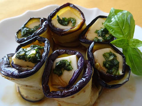 バジルしょうゆのイタリアン焼き茄子のレシピ 作り方 Happy Recipe ヤマサ醤油のレシピサイト