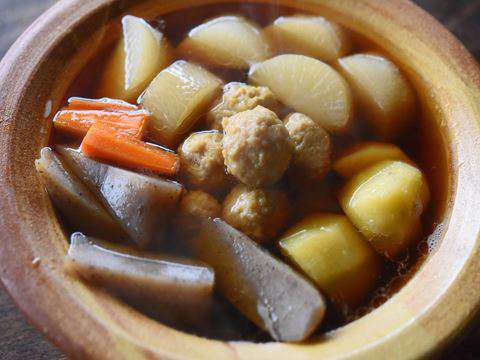 鶏だんごと根菜のおでんのレシピ 作り方 Happy Recipe ヤマサ醤油