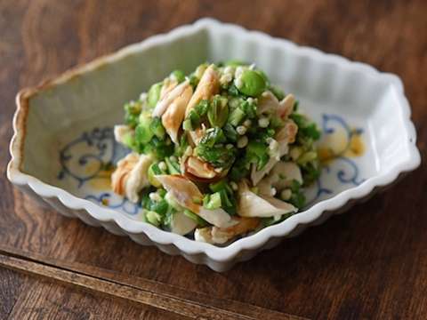 鶏ささみのたたきオクラ和えのレシピ 作り方 Happy Recipe ヤマサ醤油のレシピサイト