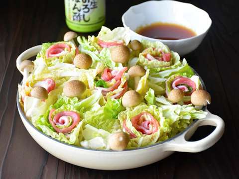 白菜豚バラ鍋のレシピ 作り方 Happy Recipe ヤマサ醤油のレシピサイト