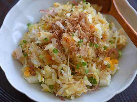 薬味とゆで卵の混ぜご飯のレシピ 作り方 Happy Recipe ヤマサ醤油のレシピサイト