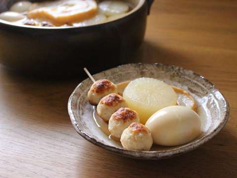 鶏団子おでんのレシピ 作り方 Happy Recipe ヤマサ醤油のレシピサイト