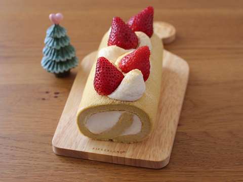 黒糖きな粉ロールケーキのレシピ 作り方 Happy Recipe ヤマサ醤油のレシピサイト