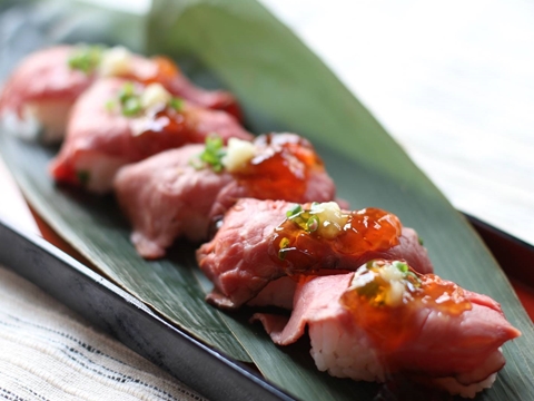 肉寿司のレシピ 作り方 Happy Recipe ヤマサ醤油のレシピサイト