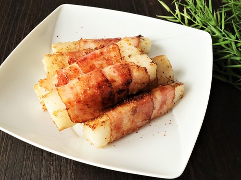 長芋のベーコン巻きのレシピ 作り方 Happy Recipe ヤマサ醤油のレシピサイト