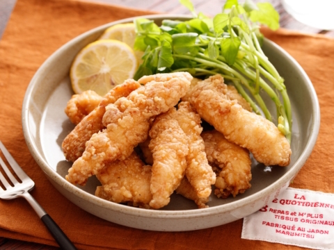 鶏ささ身deスティック唐揚げのレシピ 作り方 Happy Recipe ヤマサ醤油のレシピサイト