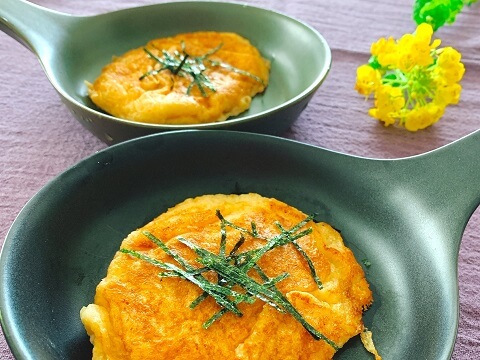 みんなのレシピ 明太子チーズ入り山芋パンケーキのレシピ 作り方 Happy Recipe ヤマサ醤油のレシピサイト