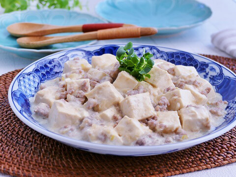 ホワイト麻婆豆腐のレシピ 作り方 Happy Recipe ヤマサ醤油のレシピサイト
