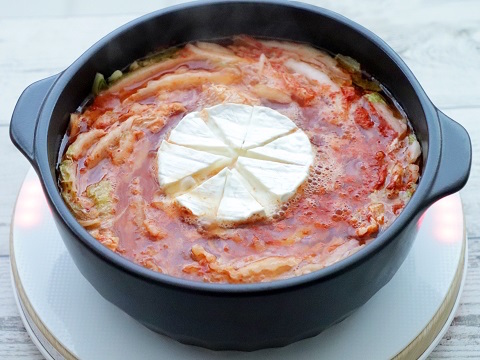 キムチ チーズのミルフィーユ鍋のレシピ 作り方 Happy Recipe ヤマサ醤油のレシピサイト