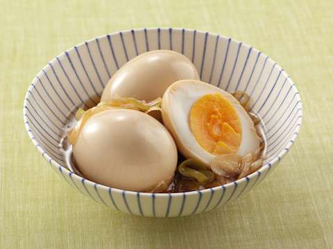 ゆで卵の香味しょうゆ漬けのレシピ 作り方 Happy Recipe ヤマサ醤油のレシピサイト